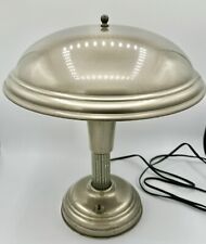 1950s FLYING SAUCER UFO DESK LAMP MACHINE AGE ATOMIC “GOOD LIGHT USA Wall Hugger picture