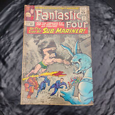 Fantastic Four #33 Kirby Cover 1st App Attuma Sub-Mariner Key Marvel Comics 📘 picture