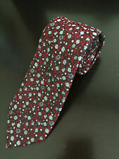Thomas Stone Silver Floral In Red Tie 3