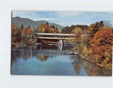 Postcard Covered Bridge Conway New Hampshire USA picture