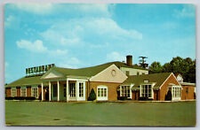 Vintage Postcard PA Near Harrisburg Van's Colonial Restaurant Street View -4966 picture