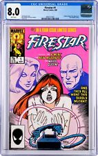 Firestar #1 CGC 8.0 (Mar 1986, Marvel) Tom DeFalco Story, X-Men, Emma Frost picture