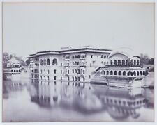 Antique Samuel Bourne Photograph Maharaja Suraj Mal Deeg Palace Rajasthan India picture