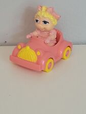 Vintage Baby Miss Piggy Car Muppet Babies McDonalds Happy Meal Toy 1986 picture