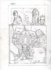 The Evil Within #2 pg 3 Original Alex Sanchez Pencil Art based HORROR Video game picture