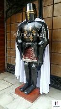 Medieval Knight Wearable Suit Of Armor Crusader Gothic Full Body Armour LO47 picture