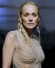Sharon Stone stunning portrait in sequined gown looking gorgeous 24x36 Poster picture