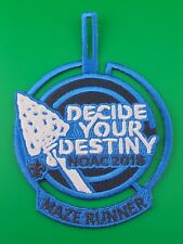 Decide Your Destiny NOAC 2018 Maze Runner OA Order Of The Arrow Patch BSA NEW picture