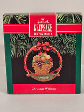 Hallmark - Christmas Welcome - 1991 Keepsake Ornament picture