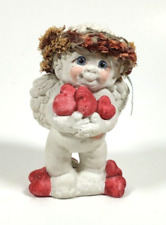 Vintage DreamsiclesCherub Angel with Hearts Signed Kristen 1996 figurine picture