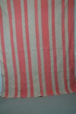 antique quilt two color pink/beige calico 63x83 early fabric original mid 1800s  picture