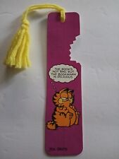 Unique Vintage Garfield Bookmark Collectiable Great Graphics New 1978 picture
