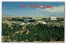 c1950's US Air Force Academy Aerial View Colorado Springs Colorado CO Postcard picture