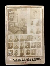 1900s Cabinet Card Ohio Penitentiary annex photo Electric chair souviner macabre picture