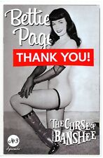 Bettie Page The Curse of the Banshee #3  .  Black Bag variant  .   NM NEW picture