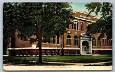 Postcard Indiana IN c.1900s Graham School Rushville Y7 picture