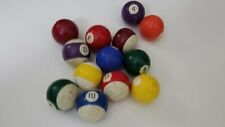 Billiard Balls Pool Balls Crafts Repurpose Replacement Balls Vintage Lot Of 13 picture