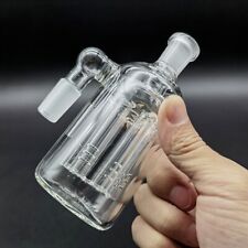 14mm 90° Clear Glass Ash Catcher 90 Degrees For Smoking Pipes Bubbler Shisha  picture