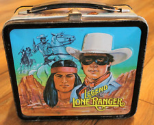 Vintage 1980 The Legend of the Lone Ranger Metal Lunchbox ~ No Thermos ~ picture