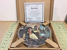 Vintage Star Wars Han Solo Collector Plate by The Hamilton Collection with COA picture