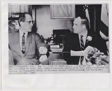 RACIAL DISCUSSIONS on ALABAMA RIOTS JFK Justice Dept. * Civil Rights 1961 photo picture