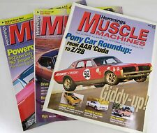 Hemmings Muscle Machines Magazine Lot of 3 2005 Issues Hot Rodding Car Racing picture