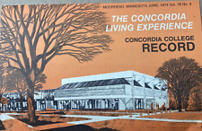 Brochure Rare 1974 The Concordia Living Experience  Moorhead Minnesota Vol 78 picture