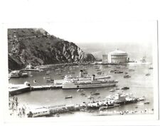 c1940s Avalon Bay Catalina Island California CA Ships RPPC Real Photo Postcard picture