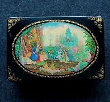 ❗Mstera 1950s Russian Lacquer box author work 