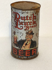 Vintage 1937 Dutch Lunch O/I IRTP Grace Bros Santa Rosa Flat Top Beer Can picture