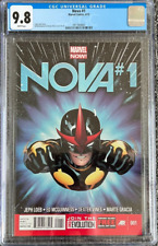 Nova #1 (Marvel 2013) CGC 9.8 White Pages WP picture
