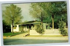 Albuquerque NM, Ernie Pyle Home, Picket Fence, New Mexico Vintage Postcard picture