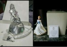 Estate Lot Lenox Swarovski Disney Cinderella Figurine Crystal 7550 50th LIMITED picture