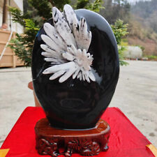 13.2LB Natural chrysanthemum stone quartz carving aura healing gift picture