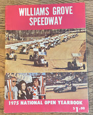Vintage Williams Grove Speedway 1975 National Auto Yearbook Racers Autographs picture