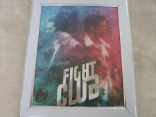 Framed 10x8 original print bam box hand signed by artist mondo style Fight club picture