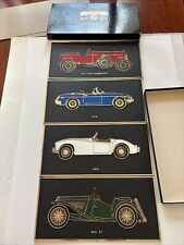Vintage Golden Anniversary Four classic MG plaques Plastic picture