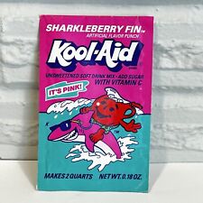 Vintage Kool Aid Pink Sharkleberry Fin Soft Drink Mix Unopened Packet picture