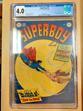 SUPERBOY #5  1st SUPERGIRL-Type Character   CURT SWAN Art   CGC VG (4.0)   1949 picture