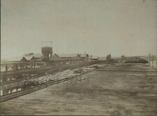 OR Astoria? 1890's? CABINET PHOTO JETTY CONSTRUCTION by JAMES H. EATON Portland picture