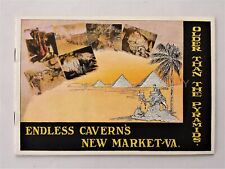 1922 antique ENDLESS CAVERNS PHOTO BOOKLET new market va SHENANDOAH VALLEY caves picture