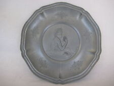 Vintage F. Corti 77 Tre Effe Pewter Plate picture