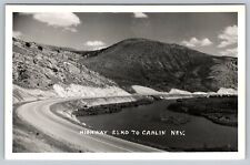 Elko Carlin Nevada Highway River Road Vintage Post Card - C4 picture