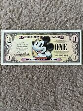 2008 Series T $1.00 Mickey's 80th Anniversary Disney Dollar NEW (T00002901) picture