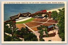 Postcard NC Roanoke Island Waterside Theatre Linen UNP A15 picture