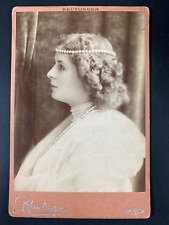 Reutlinger, Paris, Vintage Print ID Actress Cabinet card. Print picture