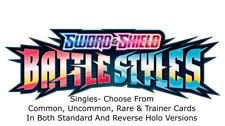 Pokemon TCG Battle Styles Singles Choose Common, Uncommon, Rare & Trainer Cards picture