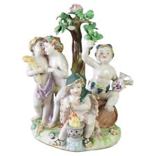 Antique Royal Vienna Porcelain Figural Cherub Grouping 19thC picture