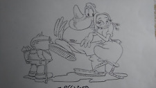ONE CRAZY SUMMER - RHINO IN LOVE #87 - PRODUCTION DRAWING SIGNED BY BILL KOPP picture