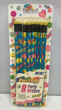 Vintage RoseArt Party Writers No 2 Smooth Lead Pencils NOS Real Wood 1996 School picture